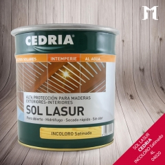 Foto principal CEDRIA SOL LASUR INCOLORO SATINADO 4L