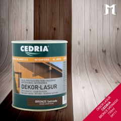 Foto principal BRONCE SATINADO CEDRIA DEKOR LASUR 750ML