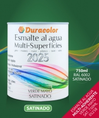 Foto principal ESMALTE AL AGUA MULTISUPERFICIES VERDE MAYO SATINADO 750ML