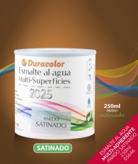 Foto principal ESMALTE AL AGUA MULTISUPERFICIES PARDO SATINADO 250ML