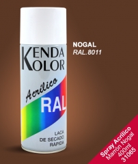 Foto principal SPRAY MARRÓN NOGAL KENDA ACRÍLICO 400ml RAL 8011