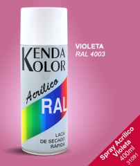 Foto principal SPRAY VIOLETA KENDA ACRÍLICO 400ml RAL 4003