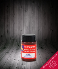 Foto principal PINTURA LATEX SATINADO CASTAÑO 35ML L-32