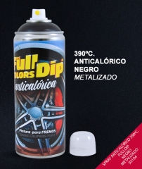 Foto principal SPRAY ANTICALÓRICO 390ºC FULLDIP METALIZADO NEGRO 400ml