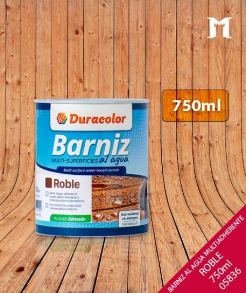 Foto principal BARNIZ MULTISUPERFICIE C/ROBLE750ML