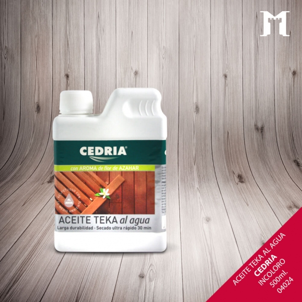 Foto principal ACEITE TEKA AL AGUA (INCOLORO) CEDRIA 500ml