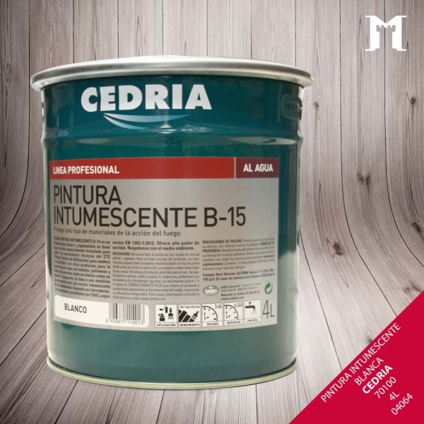 CEDRIA B-19 • Barniz Incoloro Intumescente