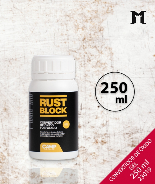 Foto principal RUST BLOCK CONVERTIDOR DE ÓXIDO E IMPRIMACIÓN FOSFATANTE EN GEL 250ml