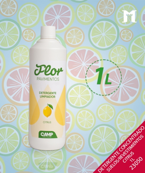 Foto principal DETERGENTE CONCENTRADO FLOR CITRUS SUELOS Y REVESTIMIENTOS 1L