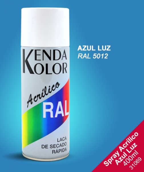 Foto principal SPRAY AZUL LUZ KENDA ACRÍLICO 400ml RAL 5012