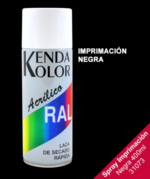 Foto principal SPRAY IMPRIMACIÓN NEGRA KENDA 400ML