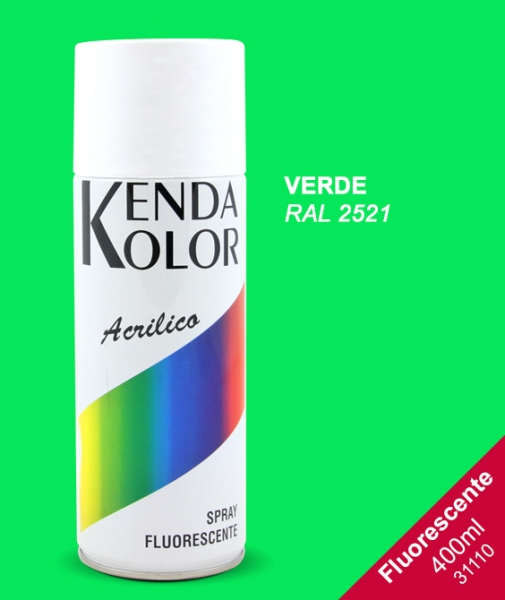 Foto principal SPRAY FLUORESCENTE VERDE KENDA 400ML