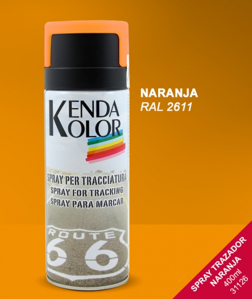 Foto principal SPRAY MARCADOR NARANJA 400ML KENDA