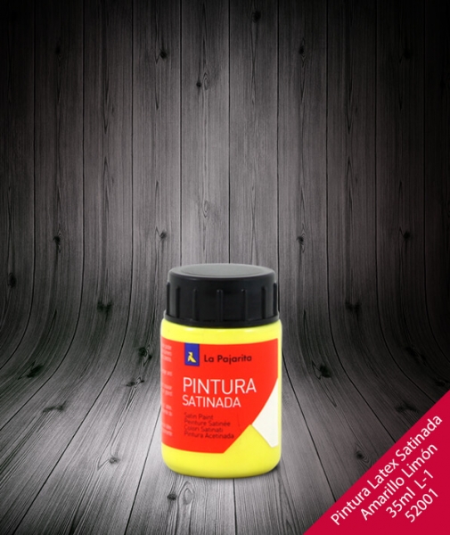 Foto principal PINTURA LATEX SATINADO AMARILO LIMÓN 35ML L-1