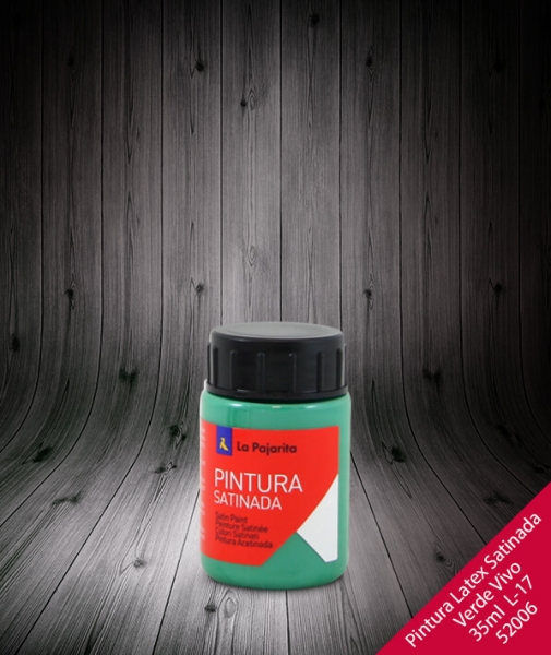 Foto principal PINTURA LATEX SATINADO VERDE VIVO 35ML L-17