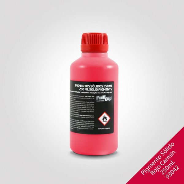 Foto principal PIGMENTO FULLDIP ROJO CARMÍN SÓLIDO 250ML DP014