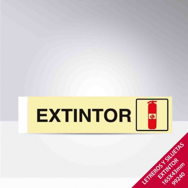 Foto principal LETREROS Y SILUETAS EXTINTOR 165X43mm