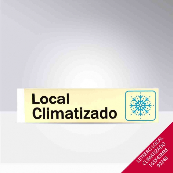 Foto principal LETREROS Y SILUETAS LOCAL CLIMATIZADO 165x43mm