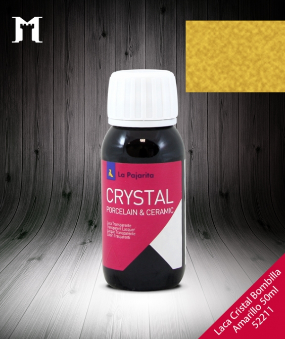 Pintura cristal La Pajarita 50ml amarillo