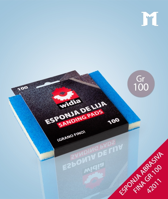 ESPONJA ABRASIVA FINA GR.100BLISTER